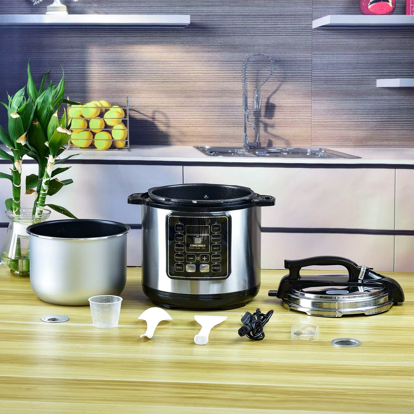 6L Multifunctional Pressure Cooker | Smart & High Quality | 10 in 1 Functional Cooker | 1050W Electric Pressure Cooker| Stainless Steel