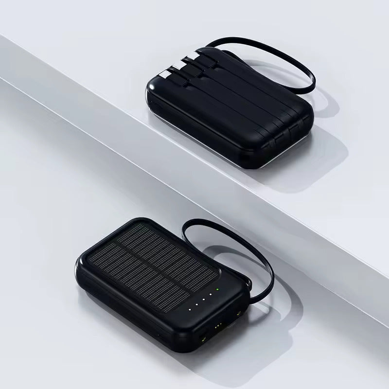 20000mAh Solar Power Bank Portable Fast USB LED Charger for iPhone, Android | 2025 New Design