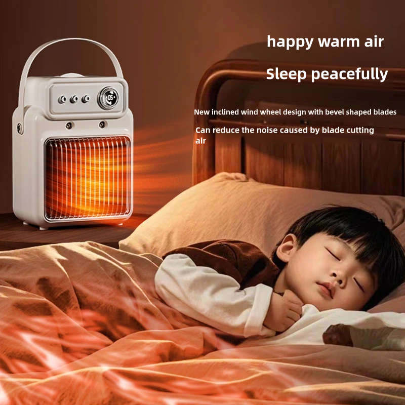 1200W Electric Room Fan Heater with Humidifier Fast Heating LED Display Overheat Protection