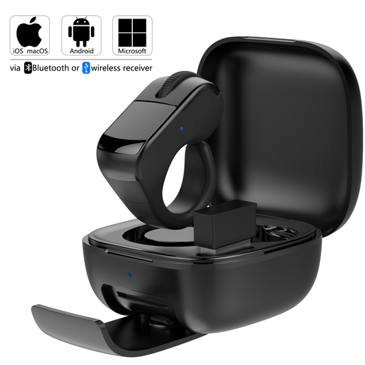 Wireless Mini Finger Mouse Optical Bluetooth Rechargeable Touchpad for Laptop iPhone Android Tablet PC