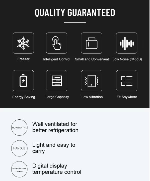 5L AC/DC Portable Mini Refrigerator | Travel Refrigerator | Skincare Fridge | Medicine Storage Fridge | Energy Efficient |For Car/Hotel/Bedroom