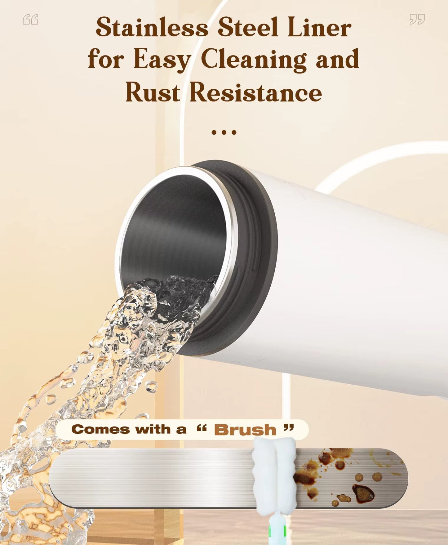 Digital Portable 450 mL Electric Water Bottle | Multiple Temperature Control | Biomaterial 304 Steel Grade | Travel Electric Water Kettle | AC-DC Power Supply | For Car/Travel/Indoor/Outdoor