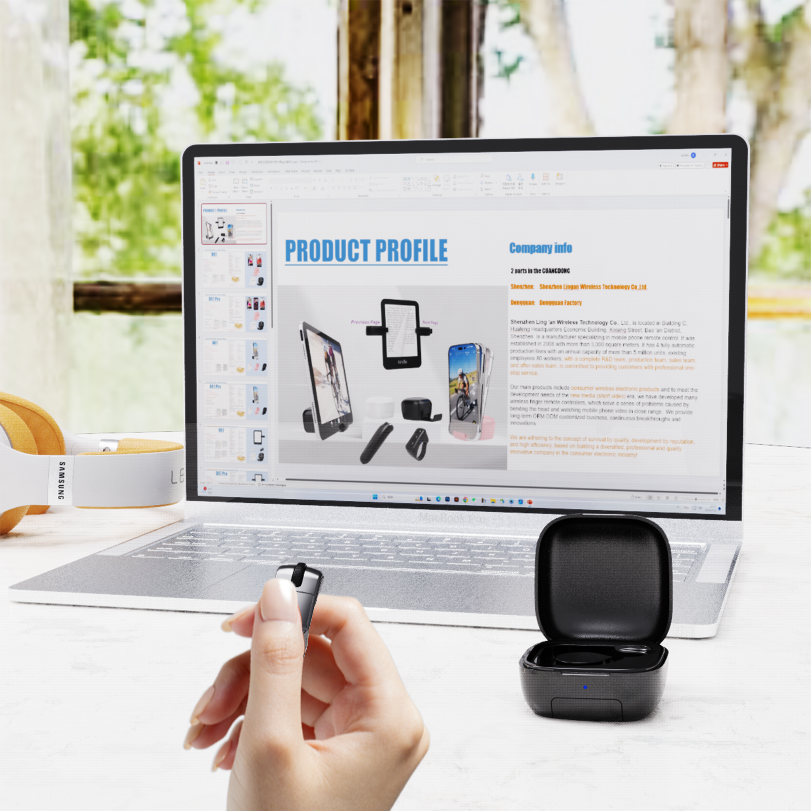 Wireless finger mouse