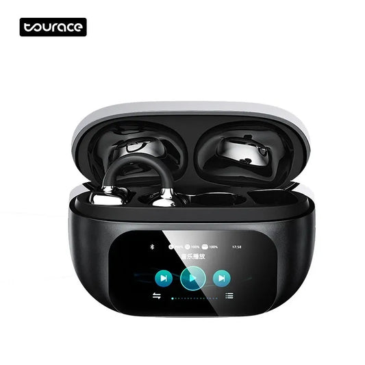 Wireless Earphones Stereo TWS Earbuds | LED Touchscreen, ANC & AI Translator